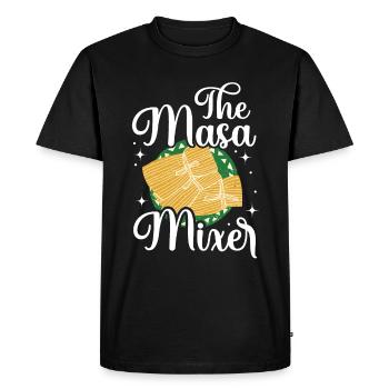 Cuisine mexicaine Tamale - T-shirt Premium bio Homme - noir - Devant - Nico (187cm)
