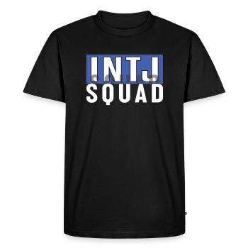 Personnalité Intj : Introvertis - T-shirt Premium bio Homme - noir - Devant - Nico (187cm)