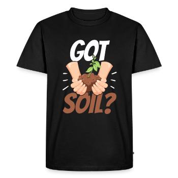 Dear Soil Science Agricultural Scientist - Men's Premium Organic T-Shirt - black - Front - Nico (187cm)