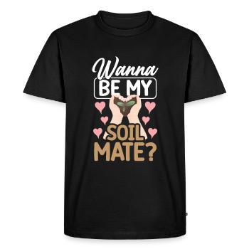 Dear Soil Science Agricultural Scientist - Men's Premium Organic T-Shirt - black - Front - Nico (187cm)
