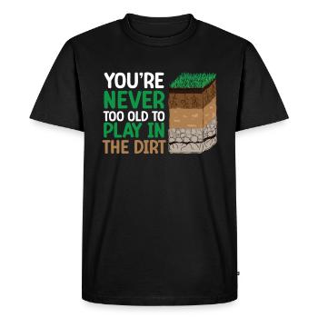 Dear Soil Science Agricultural Scientist - Men's Premium Organic T-Shirt - black - Front - Nico (187cm)