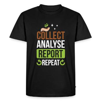 Dear Soil Science Agricultural Scientist - Men's Premium Organic T-Shirt - black - Front - Nico (187cm)