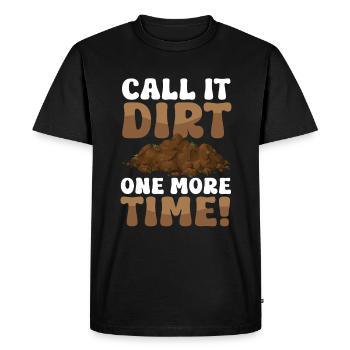 Dear Soil Science Agricultural Scientist - Men's Premium Organic T-Shirt - black - Front - Nico (187cm)