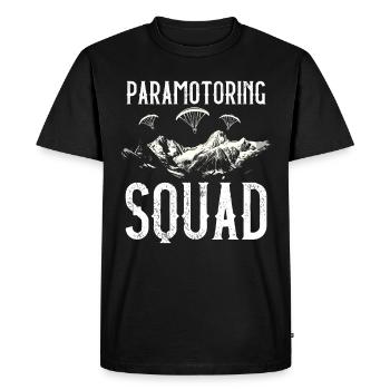 Paramotoring paramotoring - Men's Premium Organic T-Shirt - black - Front - Nico (187cm)