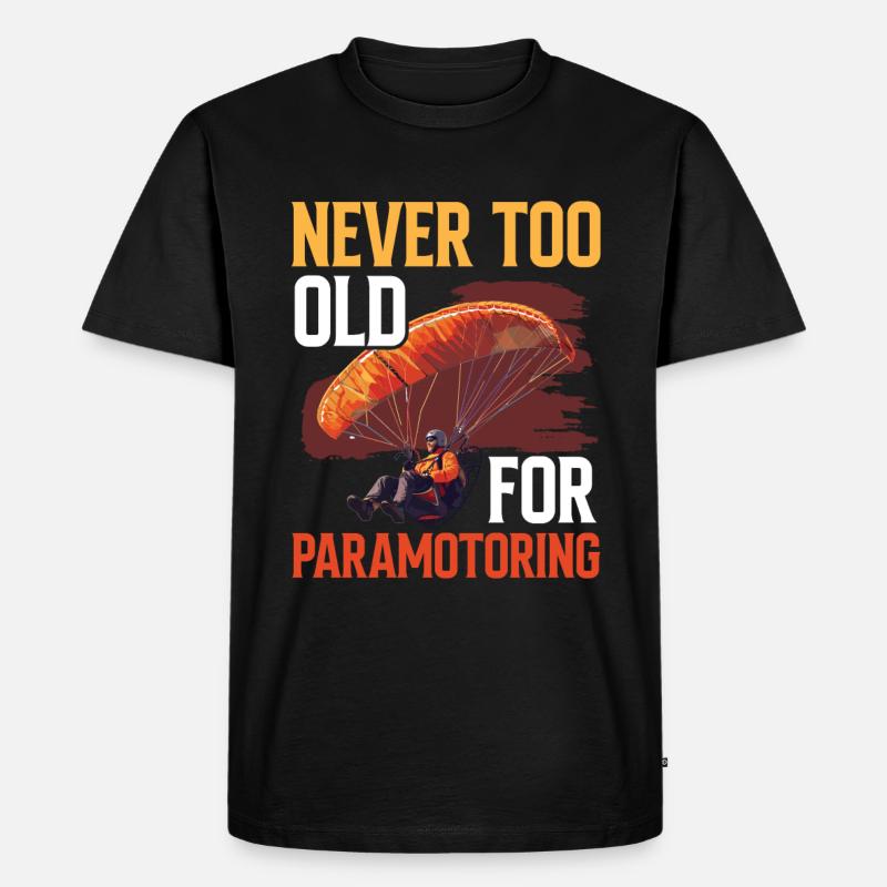 Paramotoring paramotoring - Men's Premium Organic T-Shirt - black