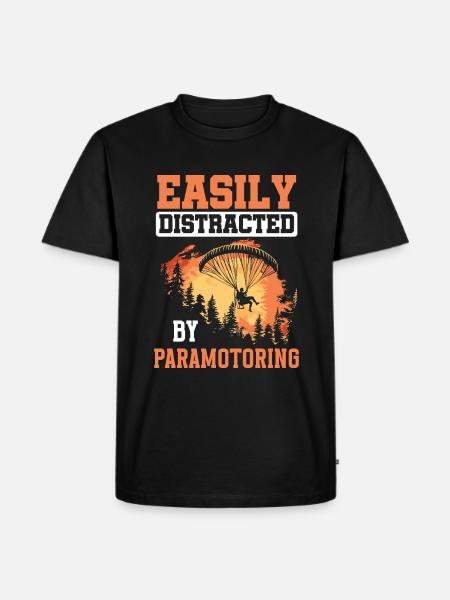 Paramotoring paramotoring - Men's Premium Organic T-Shirt - black