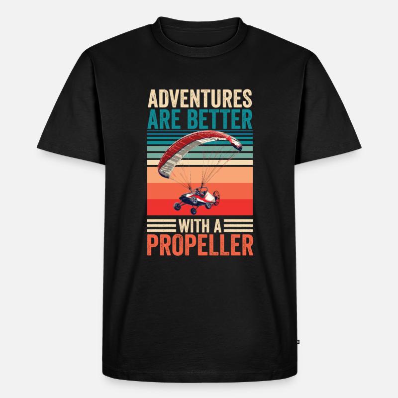 Paramoteur paramoteur - T-shirt Premium bio Homme - noir
