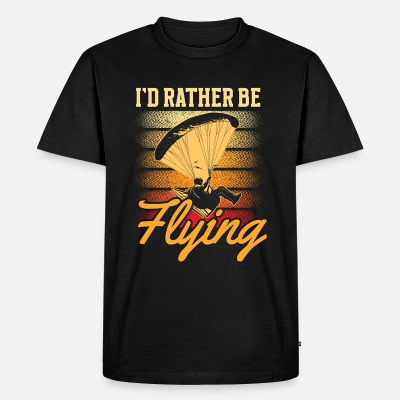 Paramotoring paramotoring - Men's Premium Organic T-Shirt - black