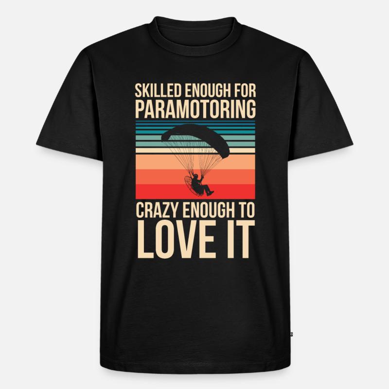 Paramoteur Paramoteur - T-shirt Premium bio Homme - noir
