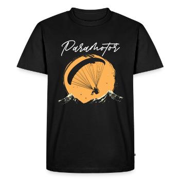 Paramotoring paramotoring - Men's Premium Organic T-Shirt - black - Front - Nico (187cm)