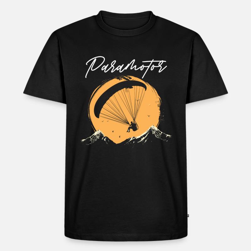 Paramotoring paramotoring - Men's Premium Organic T-Shirt - black