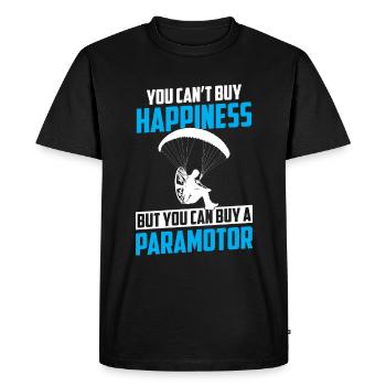 Paramotoring paramotoring - Men's Premium Organic T-Shirt - black - Front - Nico (187cm)