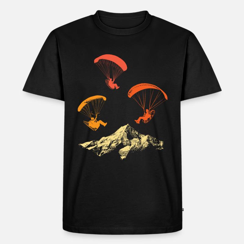 Paramotoring paramotoring - Men's Premium Organic T-Shirt - black