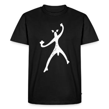 Grenouille Coqui Symbole Taino Boricua Puerto - T-shirt Premium bio Homme - noir - Devant - Nico (187cm)