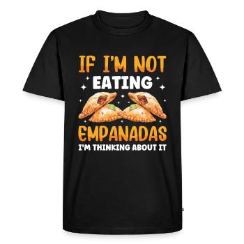 Empanada mexicaine vénézuélienne - T-shirt Premium bio Homme - noir - Devant - Nico (187cm)