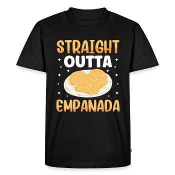 Empanada mexicaine vénézuélienne - T-shirt Premium bio Homme - noir - Devant - Nico (187cm)