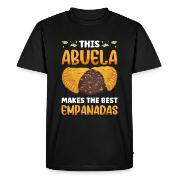 Empanada mexicaine vénézuélienne - T-shirt Premium bio Homme - noir - Devant - Nico (187cm)