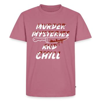 Murder Mystery Dinner joue la victime - T-shirt Premium bio Homme - mauve - Devant - Nico (187cm)