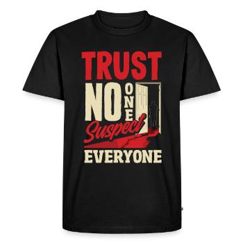 Murder Mystery Dinner, Murder Mystery Dinner - Men's Premium Organic T-Shirt - black - Front - Nico (187cm)