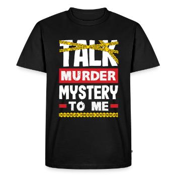 Murder Mystery Dinner, Murder Mystery Dinner - Men's Premium Organic T-Shirt - black - Front - Nico (187cm)