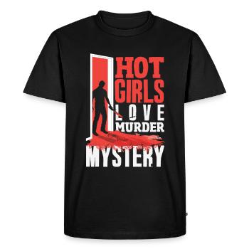 Murder Mystery Dinner, Murder Mystery Dinner - Men's Premium Organic T-Shirt - black - Front - Nico (187cm)