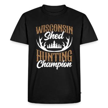 Scale Hunting Scale Hunter Hunting - Men's Premium Organic T-Shirt - black - Front - Nico (187cm)