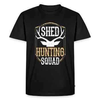 Chasse à l’échelle Chasse au chasseur d’écailles - T-shirt Premium bio Homme - noir - Devant - Nico (187cm)