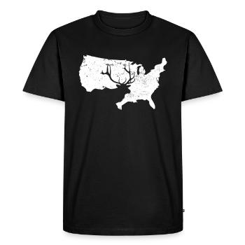 Chasse à l’échelle Chasse au chasseur d’écailles - T-shirt Premium bio Homme - noir - Devant - Nico (187cm)