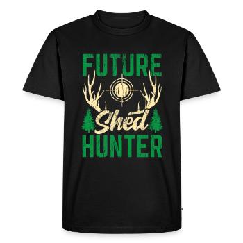 Scale Hunting Scale Hunter Hunting - Men's Premium Organic T-Shirt - black - Front - Nico (187cm)