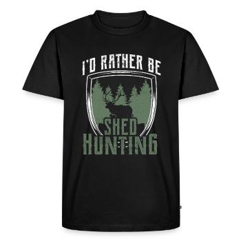Chasse à l’échelle Chasse au chasseur d’écailles - T-shirt Premium bio Homme - noir - Devant - Nico (187cm)