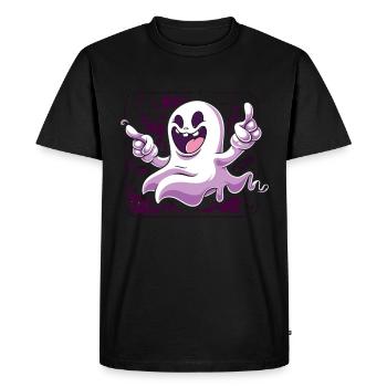 Ghost Bait Paranormal Ghost Hunter - Men's Premium Organic T-Shirt - black - Front - Nico (187cm)