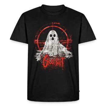 Ghost Bait Paranormal Ghost Hunter - Men's Premium Organic T-Shirt - black - Front - Nico (187cm)