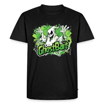 Ghost Bait Paranormal Ghost Hunter - Men's Premium Organic T-Shirt - black - Front - Nico (187cm)