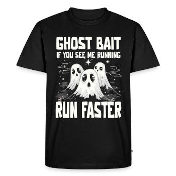 Ghost Bait Paranormal Ghost Hunter - Men's Premium Organic T-Shirt - black - Front - Nico (187cm)