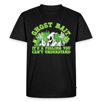 Ghost Bait Paranormal Ghost Hunter - Men's Premium Organic T-Shirt - black - Front - Nico (187cm)