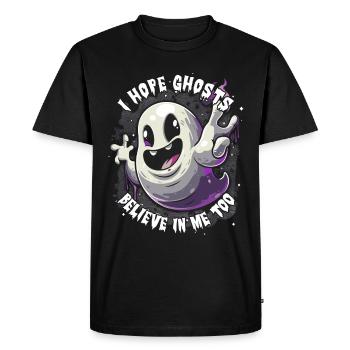 Ghost Bait Paranormal Ghost Hunter - Men's Premium Organic T-Shirt - black - Front - Nico (187cm)