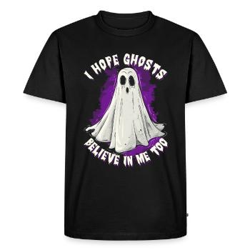 Ghost Bait Paranormal Ghost Hunter - Men's Premium Organic T-Shirt - black - Front - Nico (187cm)