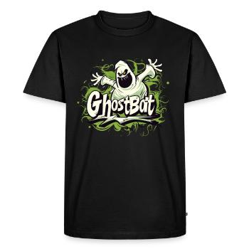 Ghost Bait Paranormal Ghost Hunter - Men's Premium Organic T-Shirt - black - Front - Nico (187cm)