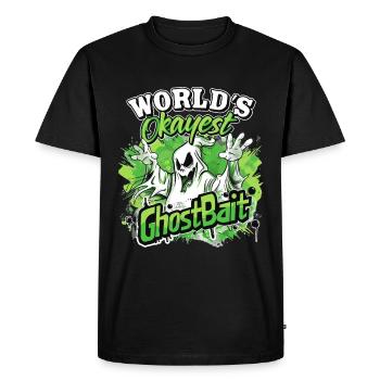 Ghost Bait Paranormal Ghost Hunter - Men's Premium Organic T-Shirt - black - Front - Nico (187cm)