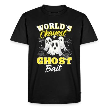 Ghost Bait Paranormal Ghost Hunter - Men's Premium Organic T-Shirt - black - Front - Nico (187cm)
