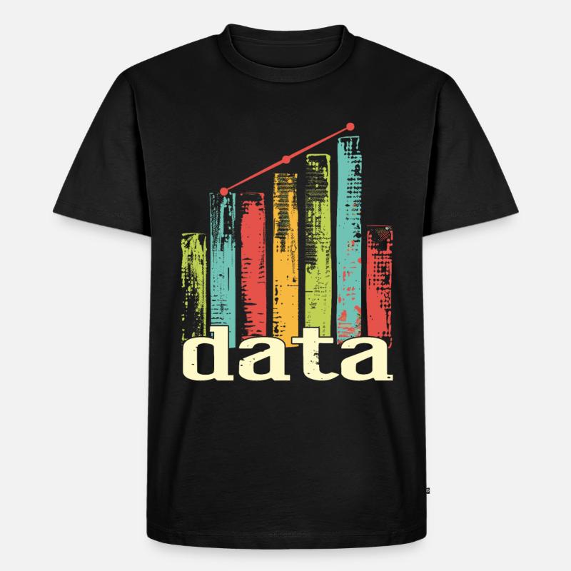Verhaltensanalyst Datenkodierung - Männer Premium Bio T-Shirt - Schwarz