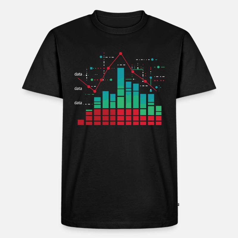 Behavioral Analyst Data Coding - Men's Premium Organic T-Shirt - black