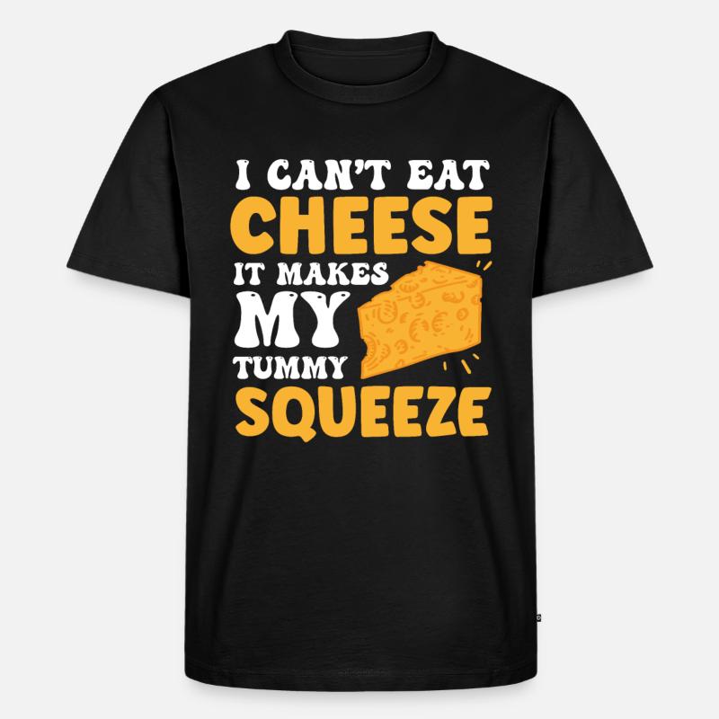 Laktosetolerant Oder Laktoseintolerant - Männer Premium Bio T-Shirt - Schwarz