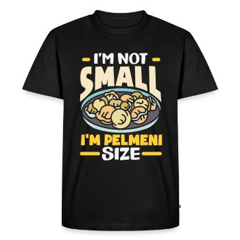 Pelmeni russes, quenelles russes - T-shirt Premium bio Homme - noir - Devant - Nico (187cm)