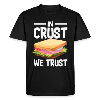 Sandwich Day Snack Celebration Sandwich - Men's Premium Organic T-Shirt - black - Front - Nico (187cm)