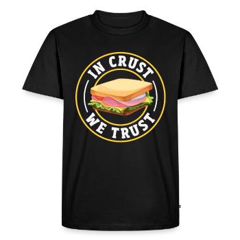 Sandwich Day Snack Celebration Sandwich - Men's Premium Organic T-Shirt - black - Front - Nico (187cm)