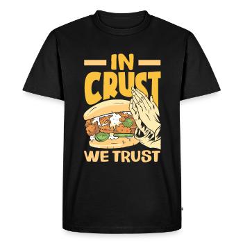 Sandwich Day Snack Celebration Sandwich - Men's Premium Organic T-Shirt - black - Front - Nico (187cm)