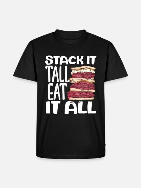 Sandwich Sandwich Snack Célébration - T-shirt Premium bio Homme - noir