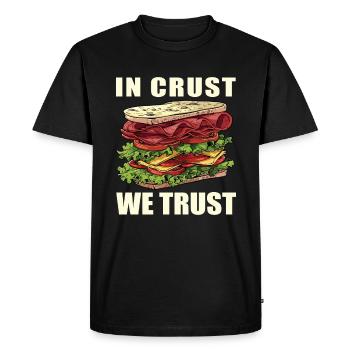 Sandwich Day Snack Celebration Sandwich - Men's Premium Organic T-Shirt - black - Front - Nico (187cm)