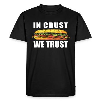 Sandwich Day Snack Celebration Sandwich - Men's Premium Organic T-Shirt - black - Front - Nico (187cm)